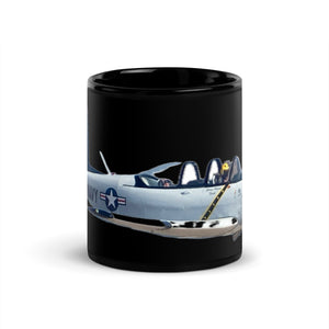 Jolly Roger Black Glossy Mug