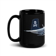 Load image into Gallery viewer, Jolly Roger Black Glossy Mug