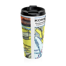 Load image into Gallery viewer, Stainless Steel Travel Mug (Oceanside Airport)