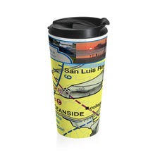 Load image into Gallery viewer, Stainless Steel Travel Mug (Oceanside Airport)