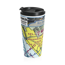 Load image into Gallery viewer, Stainless Steel Travel Mug (Oceanside Airport)