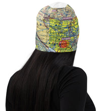 Load image into Gallery viewer, All-Over Print Beanie Southern California Aeronautical Chart