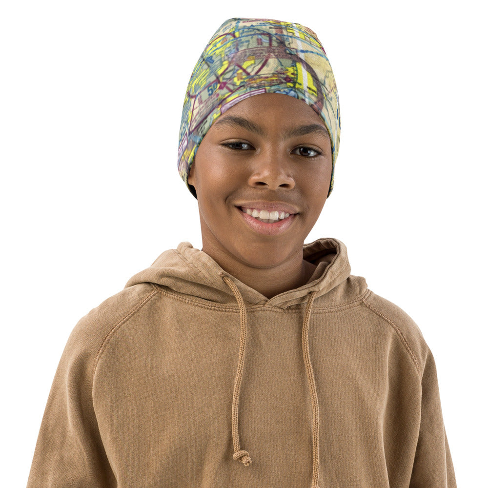 All-Over Print Kids Beanie Southern California Aeronautical Chart