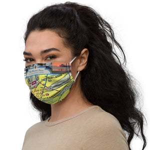 Oceanside Municipal Airport (KOKB) Regional Chart Premium face mask