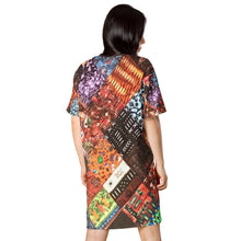 Load image into Gallery viewer, T-shirt dress Unique Art