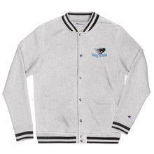 Load image into Gallery viewer, Embroidered Champion Sport Themed Living To Relax Bomber Jacket