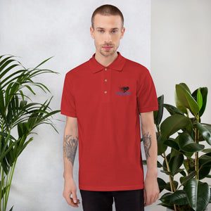 Embroidered Sports Polo Shirt