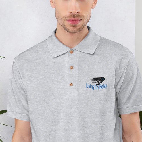 Embroidered Sports Polo Shirt