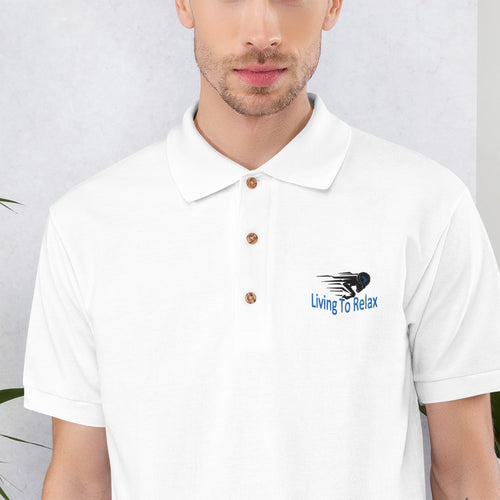 Embroidered Ram Living To Relax Polo Shirt