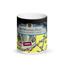 Load image into Gallery viewer, Matte Black Magic Mug (Oceanside Airport)