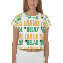 Load image into Gallery viewer, All-Over Print Crop Tee