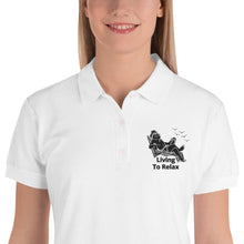 Load image into Gallery viewer, Embroidered Women&#39;s Polo Shirt