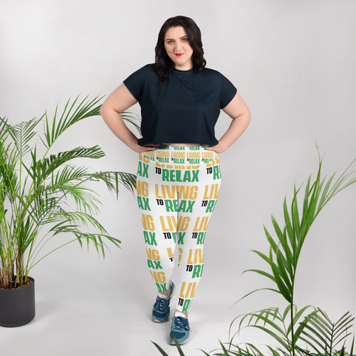 All-Over Print Plus Size Leggings