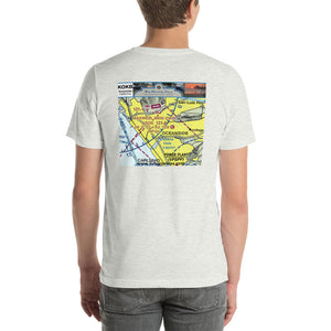 Short-Sleeve Unisex Souvenir T-Shirt (Bob Maxwell Memorial Airport Oceanside, California Design