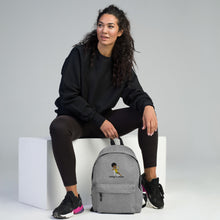 Load image into Gallery viewer, Embroidered Backpack (Gray)