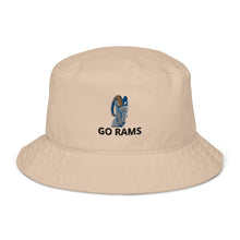 Load image into Gallery viewer, Organic bucket hat GO RAMS