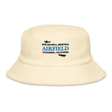 Load image into Gallery viewer, Terry Cloth Bucket Hat - Bob Maxwell Memorial Airport - Oceanside, California