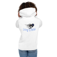 Load image into Gallery viewer, Unisex Sport Themed Living To Relax Hoodie