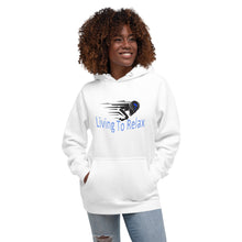 Load image into Gallery viewer, Unisex Sport Themed Living To Relax Hoodie