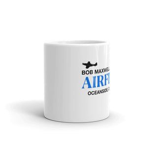 White Glossy Mug - Bob Maxwell Memorial Airfield - Oceanside, California