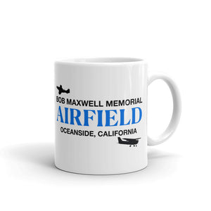 White Glossy Mug - Bob Maxwell Memorial Airfield - Oceanside, California