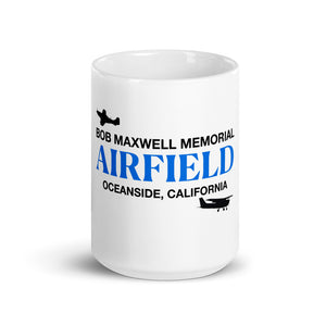 White Glossy Mug - Bob Maxwell Memorial Airfield - Oceanside, California