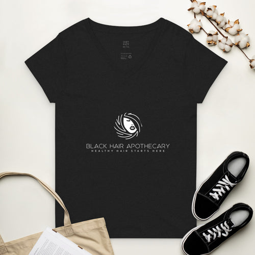 Black Hair Apothecary V-Neck T-shirt